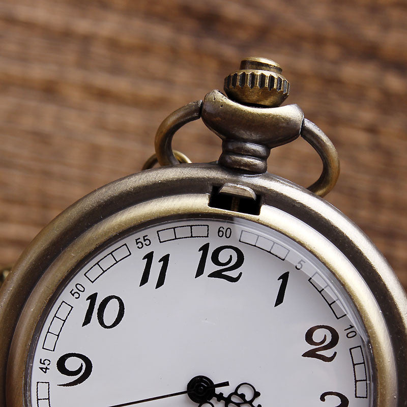 Fashion DEFENDING LIBERTY SINCE  Quartz Necklace Mens Women Pocket Watch
