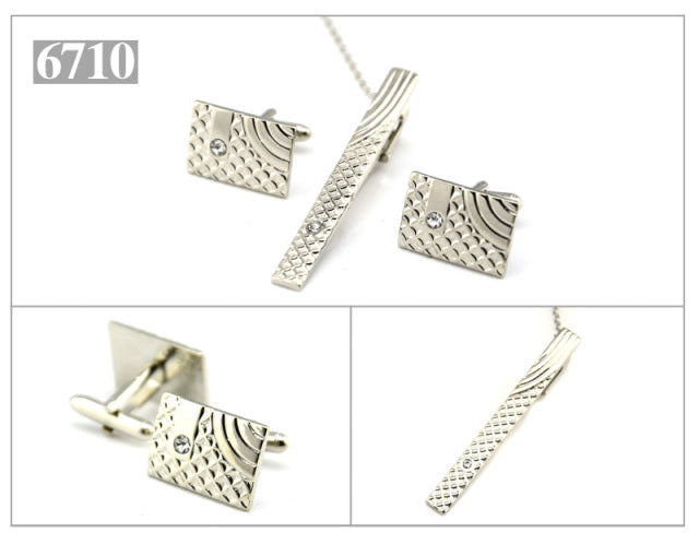 Gold Tie Clip and Cufflink Set Gofaer Finds store!