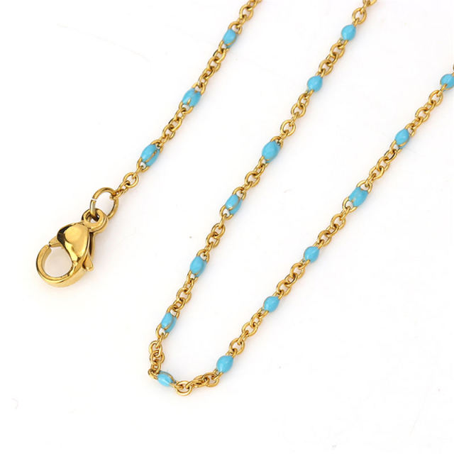 Fashion Stainless Steel Link Cable Chain Necklace