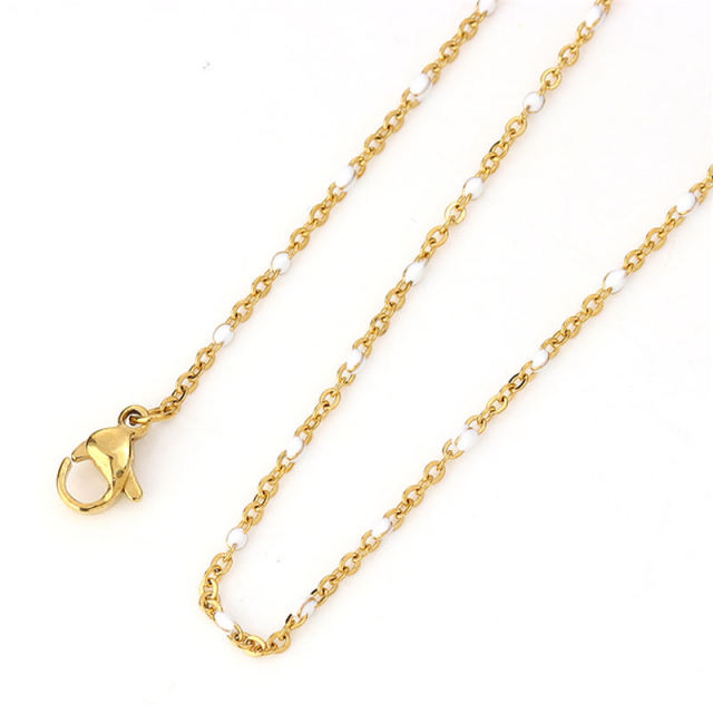 Fashion Stainless Steel Link Cable Chain Necklace