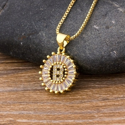 Hot Sale Girls Initial Letter Necklace
