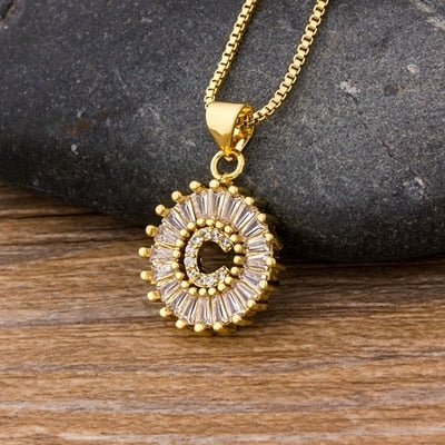 Hot Sale Girls Initial Letter Necklace