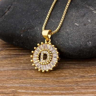 Hot Sale Girls Initial Letter Necklace
