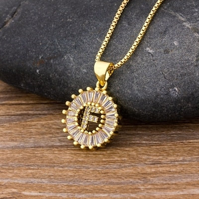 Hot Sale Girls Initial Letter Necklace