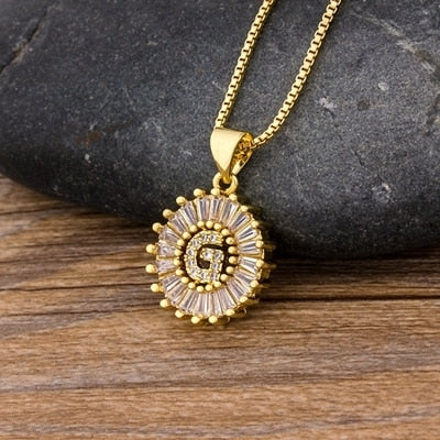 Hot Sale Girls Initial Letter Necklace