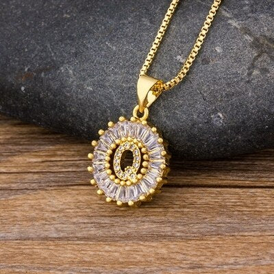 Hot Sale Girls Initial Letter Necklace