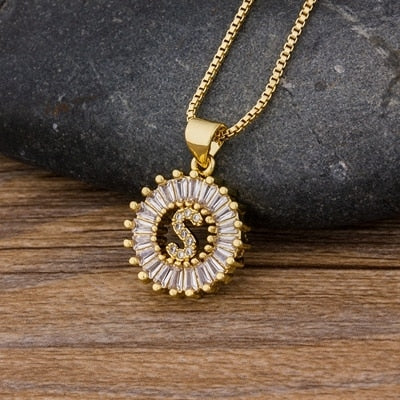 Hot Sale Girls Initial Letter Necklace