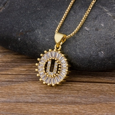 Hot Sale Girls Initial Letter Necklace