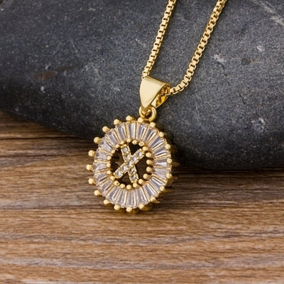 Hot Sale Girls Initial Letter Necklace