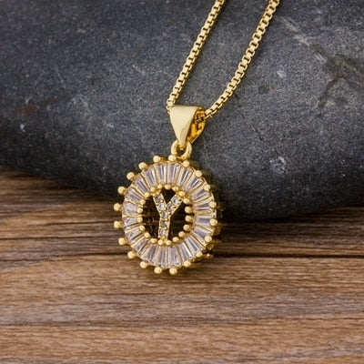 Hot Sale Girls Initial Letter Necklace