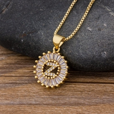 Hot Sale Girls Initial Letter Necklace
