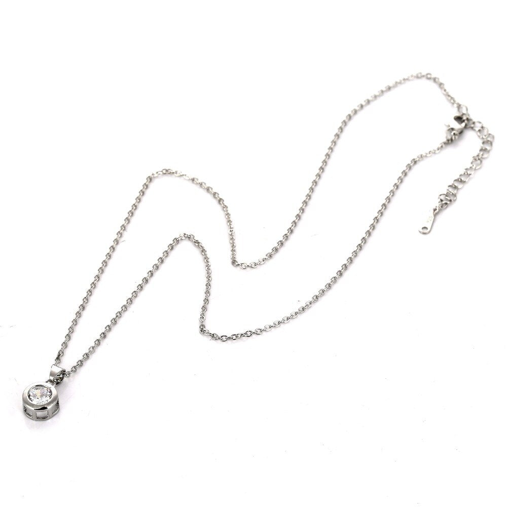 White Zircon wedding jewerly sets