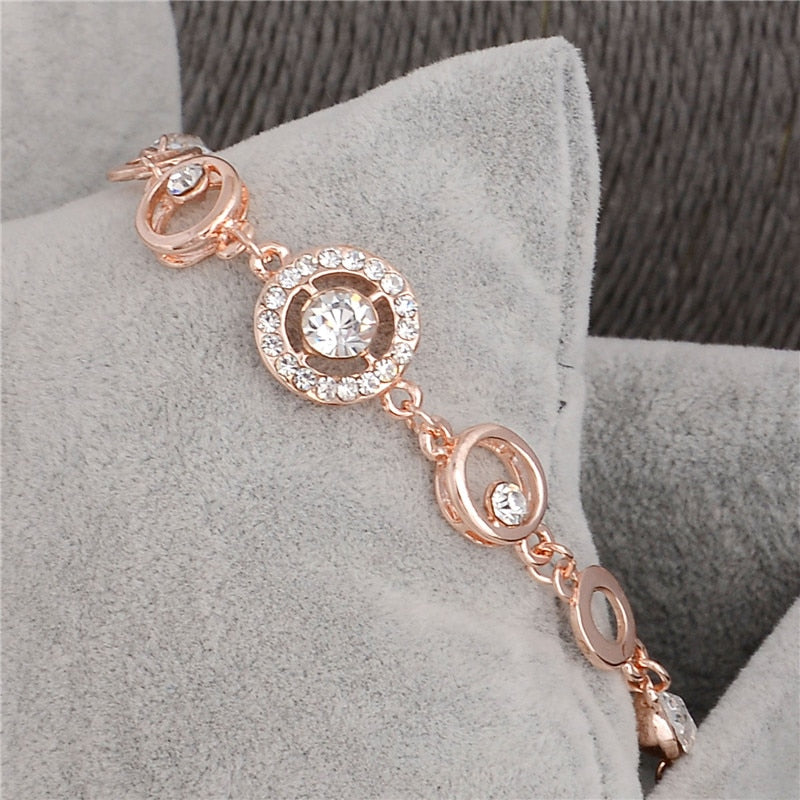 Rose Gold Chain Bracelet For Women