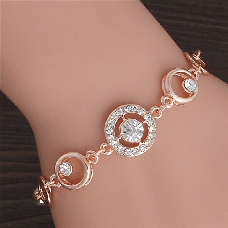 Rose Gold Chain Bracelet For Women