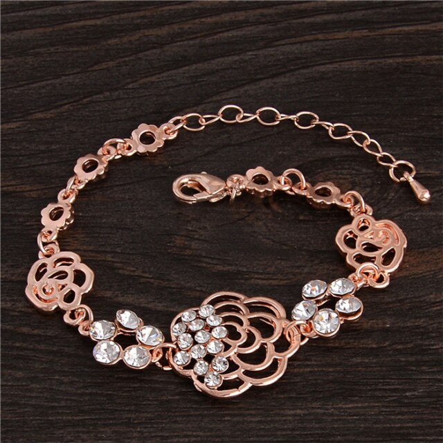Rose Gold Chain Bracelet For Women