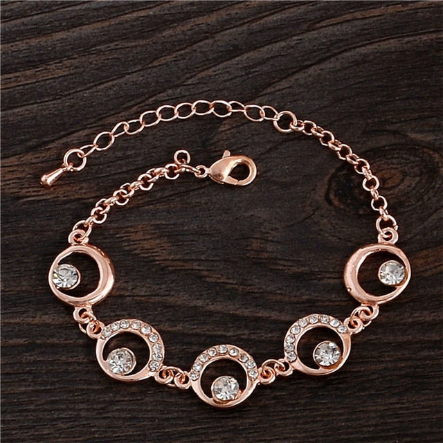 Rose Gold Chain Bracelet For Women