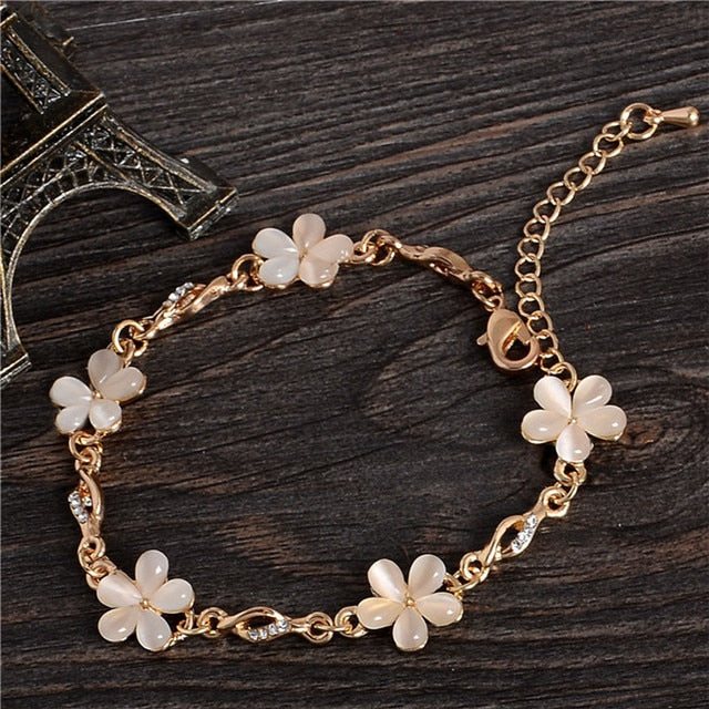 Rose Gold Chain Bracelet For Women