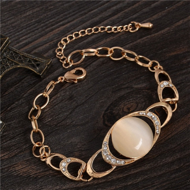Rose Gold Chain Bracelet For Women