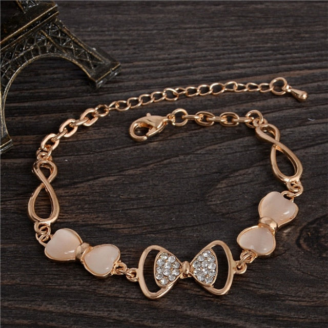 Rose Gold Chain Bracelet For Women