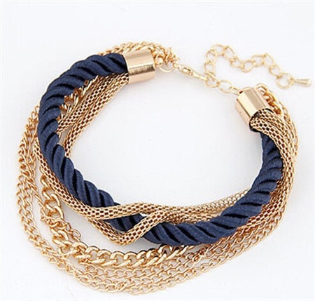 Rose Gold Chain Bracelet For Women
