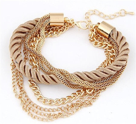 Rose Gold Chain Bracelet For Women