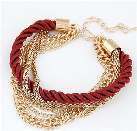 Rose Gold Chain Bracelet For Women