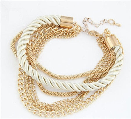 Rose Gold Chain Bracelet For Women