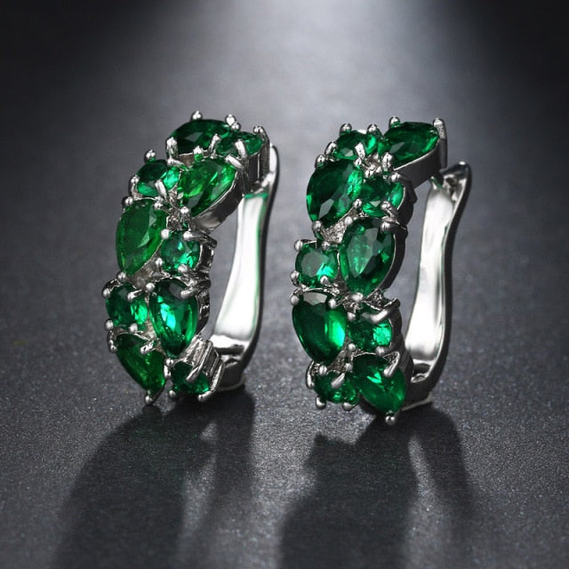 Classic Semi-precious Stone Stud Earrings