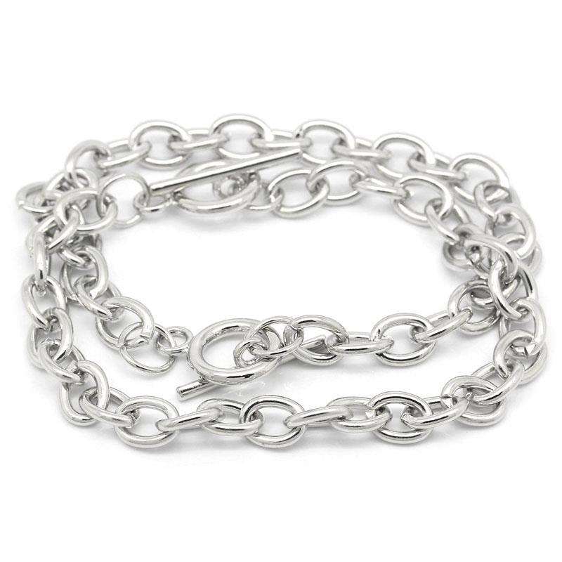 Fashion Alloy Toggle Clasp Bracelets