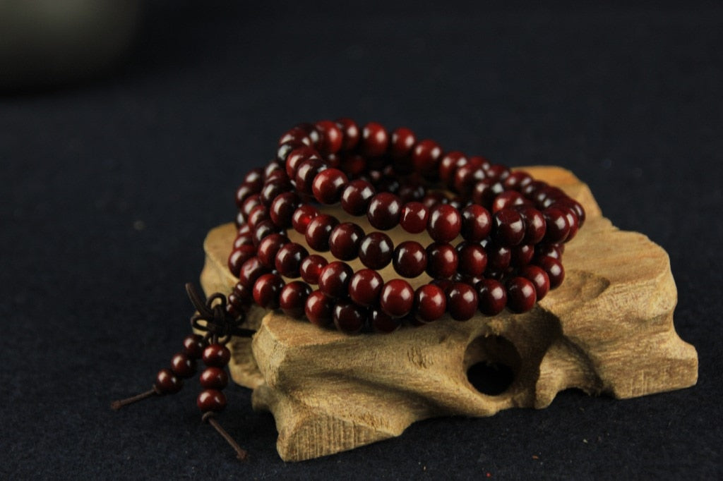 108 Beads  Sandalwood Buddhist  Wood Prayer Bead