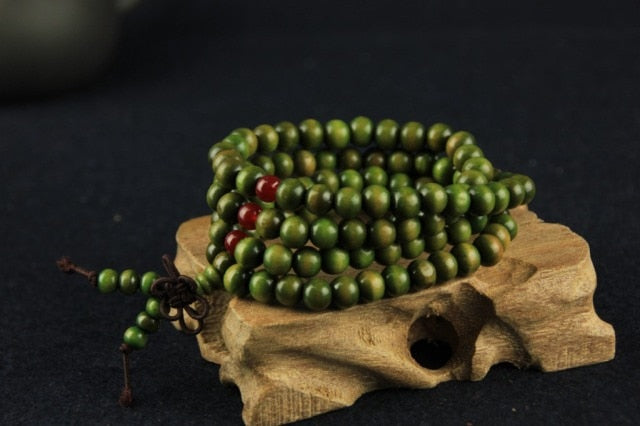 108 Beads  Sandalwood Buddhist  Wood Prayer Bead