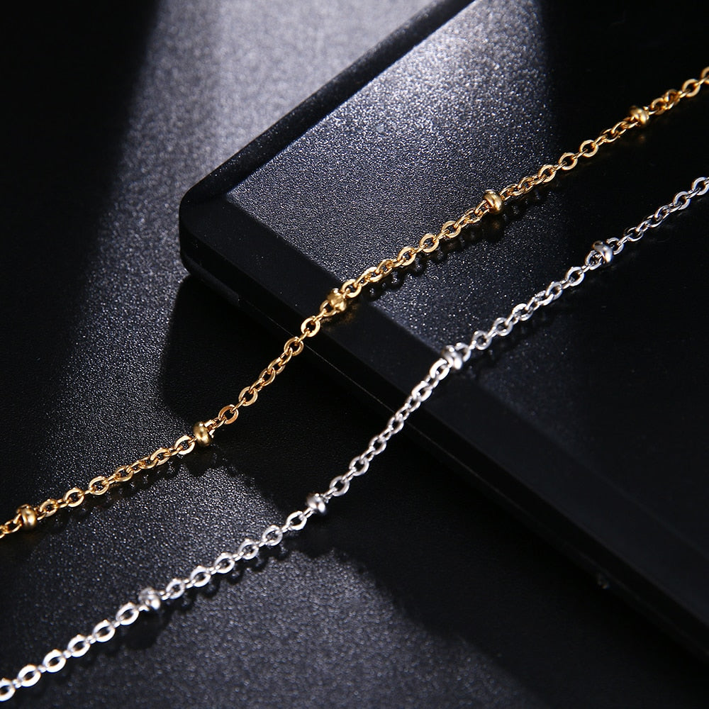 Gold Silver Color For Pendant Gold beads Donot Fade Bracelets For Man