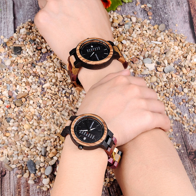 Men Women Quartz Week Date Timepiece