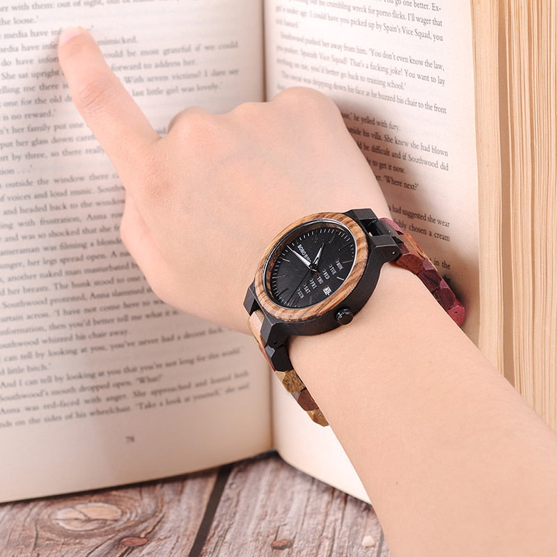 Men Women Quartz Week Date Timepiece
