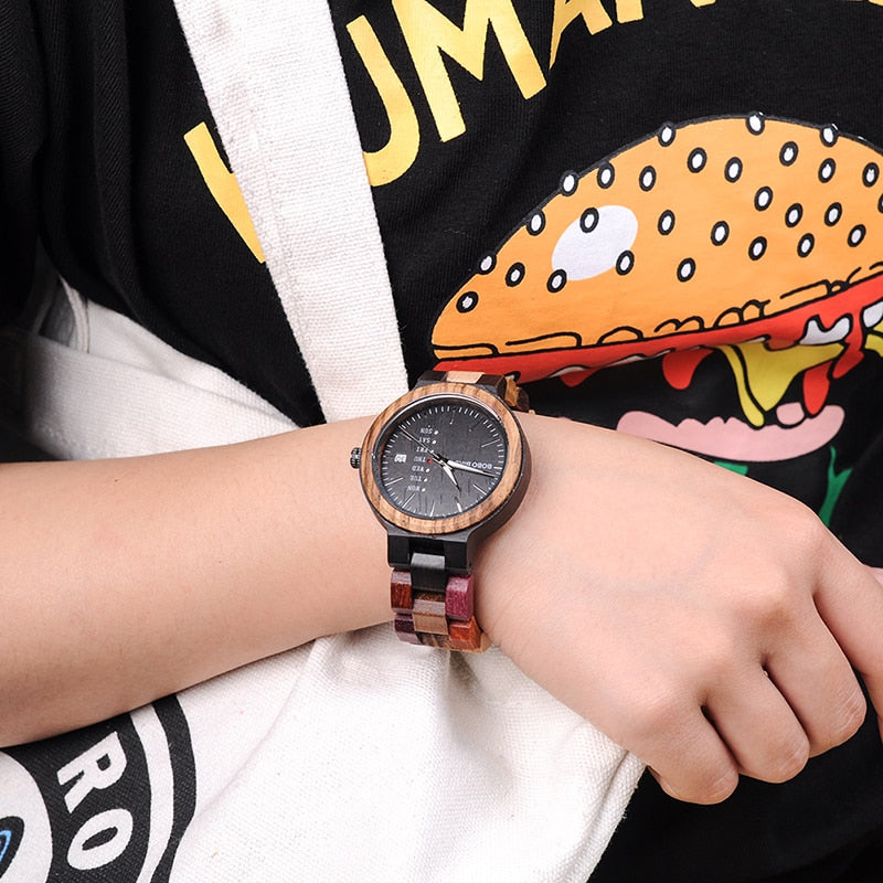 Men Women Quartz Week Date Timepiece
