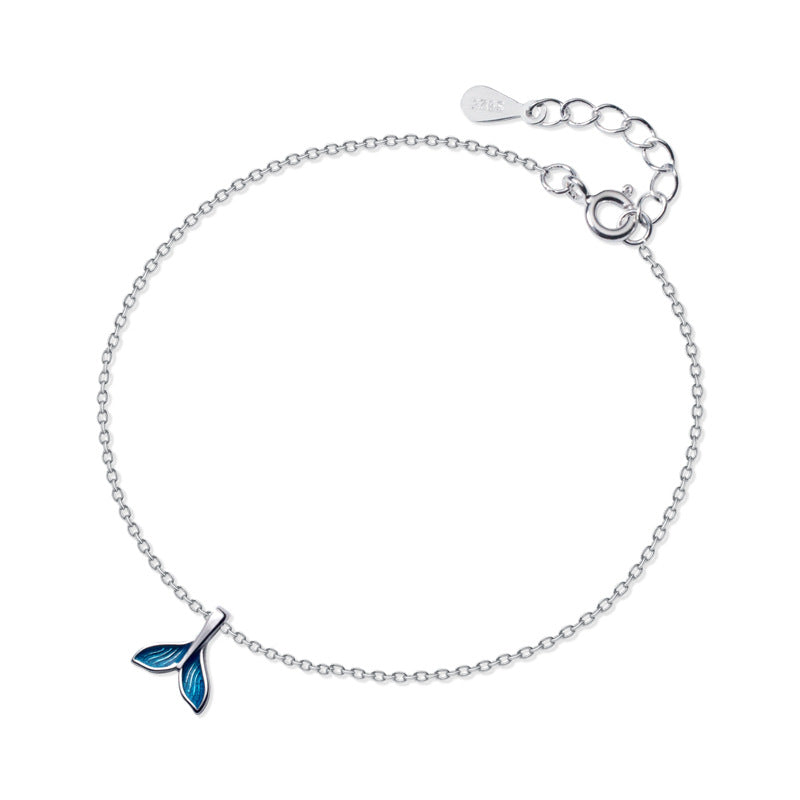 Blue Ocean Mermaid Bracelet for Ankle