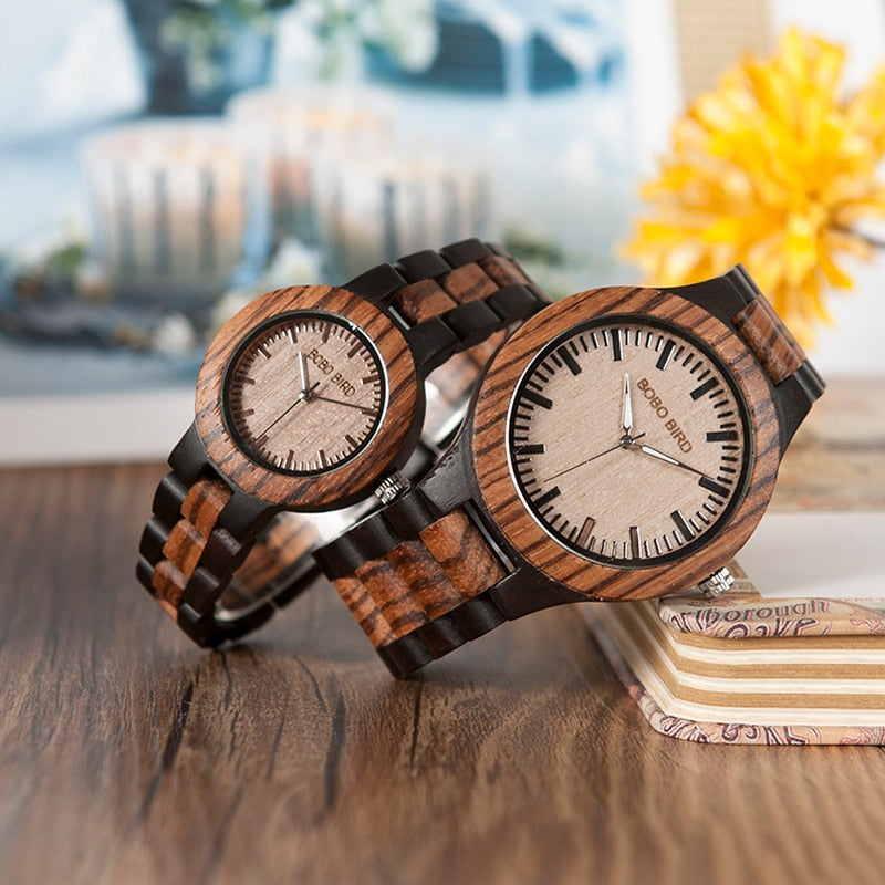 Ladies Wood Watch Luxury Bracelet Watches Women Dress Watch