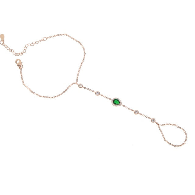 tear drop charm fashion european  women wristlet chain