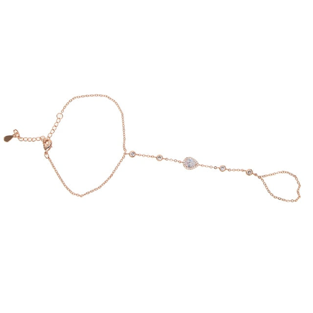 tear drop charm fashion european  women wristlet chain