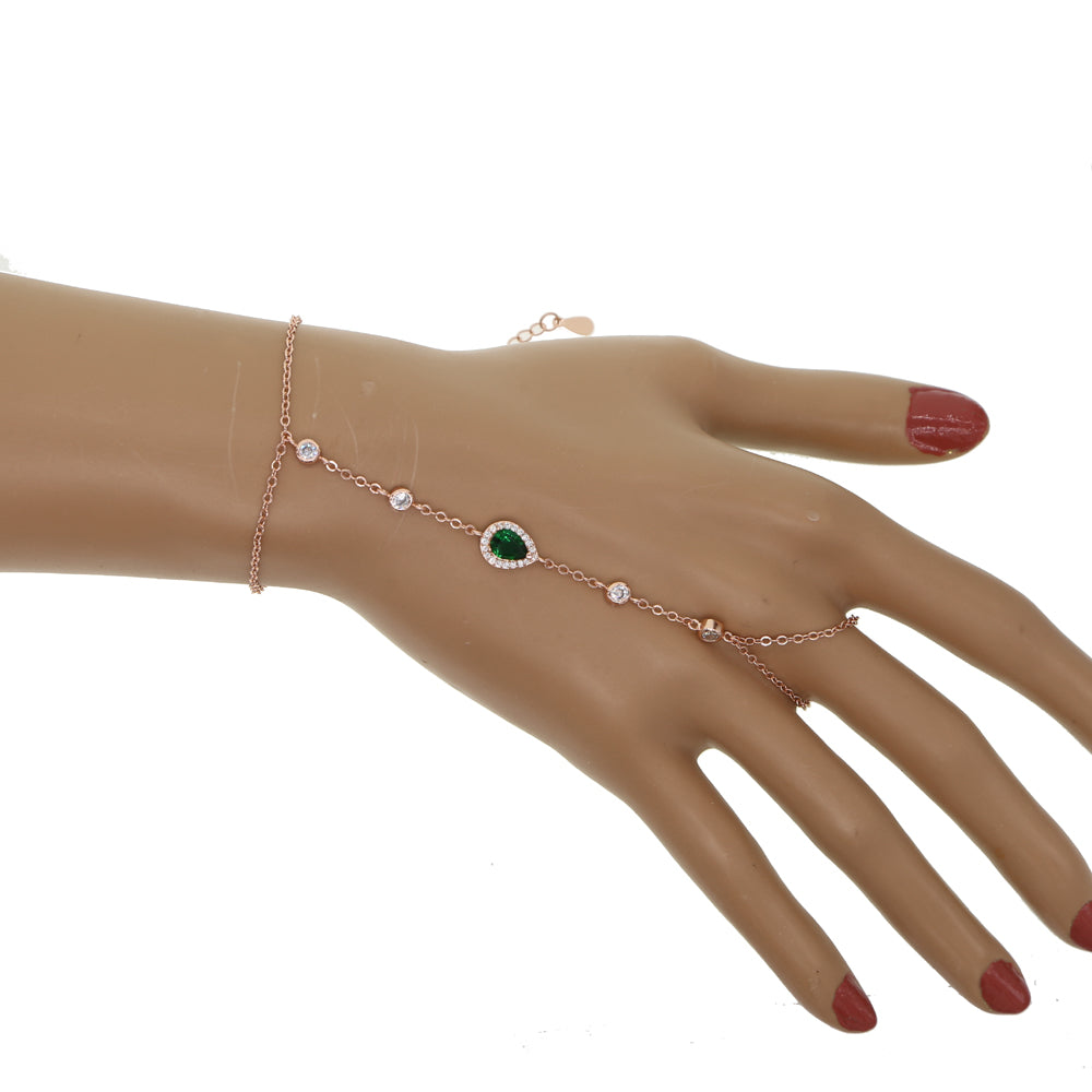 tear drop charm fashion european  women wristlet chain