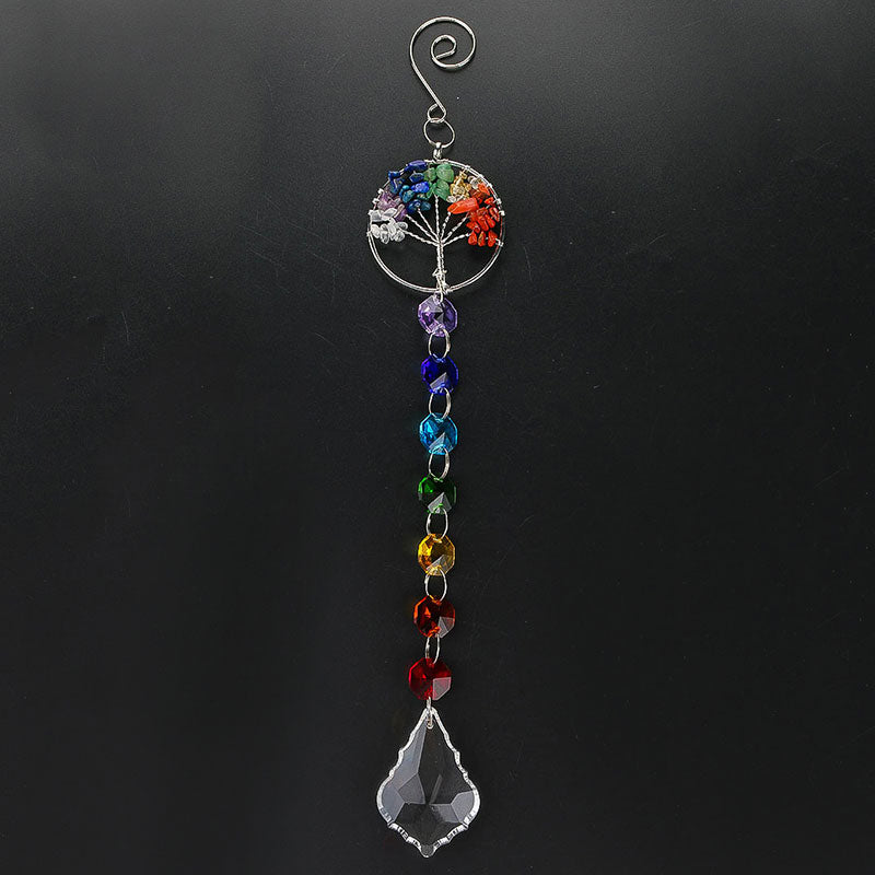 The Tree of Life Crystal Prism Ball Suncatcher