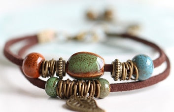 Ancient Ways Is The High Temperature Glaze Fashion  Bracelets