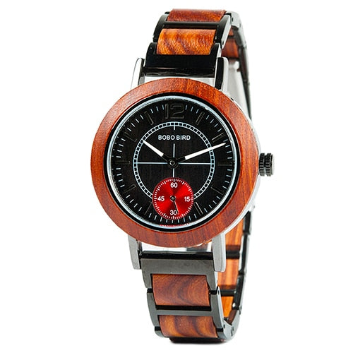 Luxury Wooden Watch Couple Stylish and Quality Wristwatch