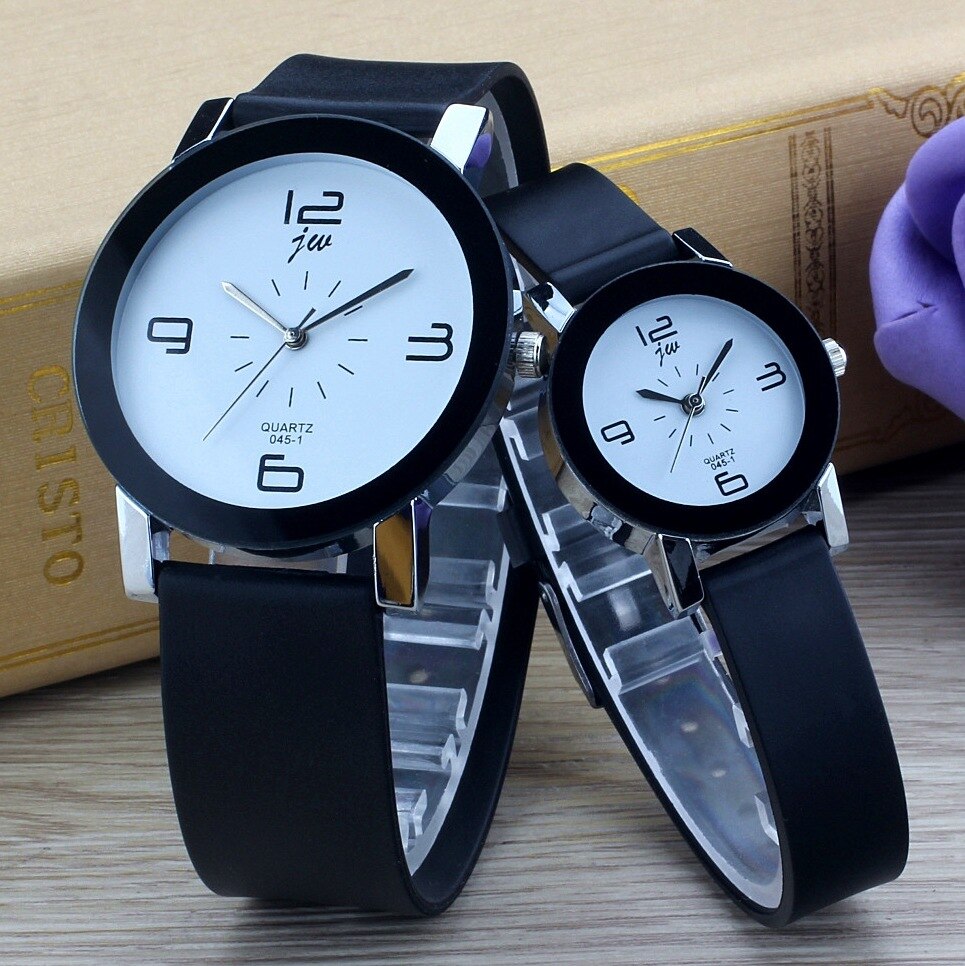 Leather Strap Geometry Sports Watch Lover Wristwatches