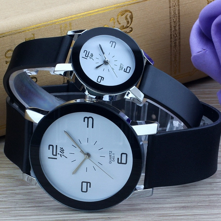 Leather Strap Geometry Sports Watch Lover Wristwatches