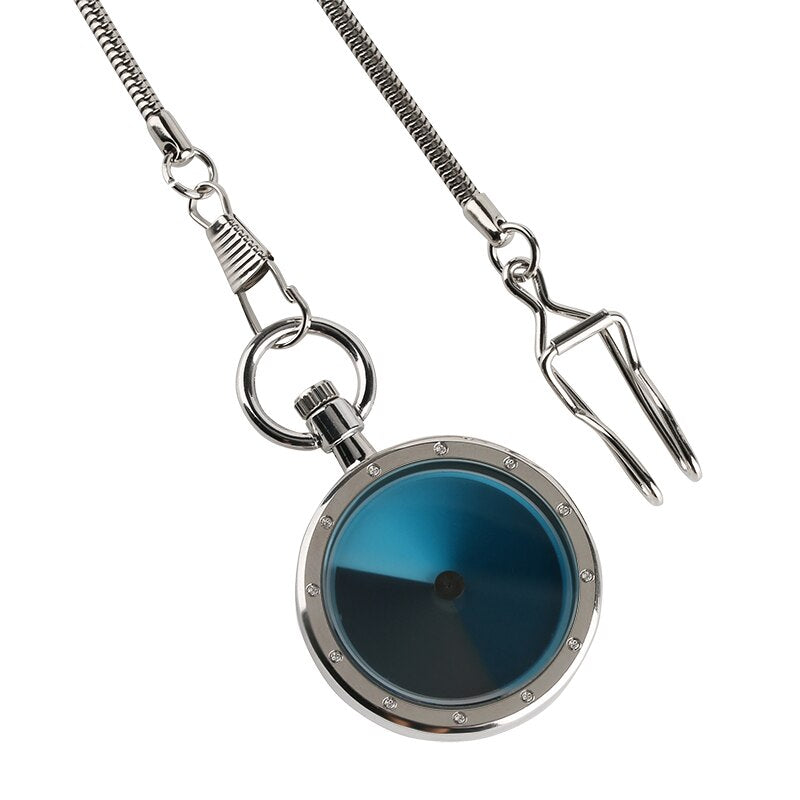 Color Gradient Concept Men Women Pocket Watch