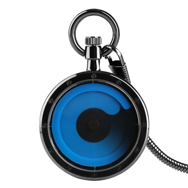 Color Gradient Concept Men Women Pocket Watch