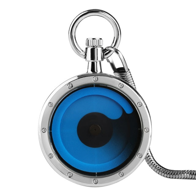 Color Gradient Concept Men Women Pocket Watch