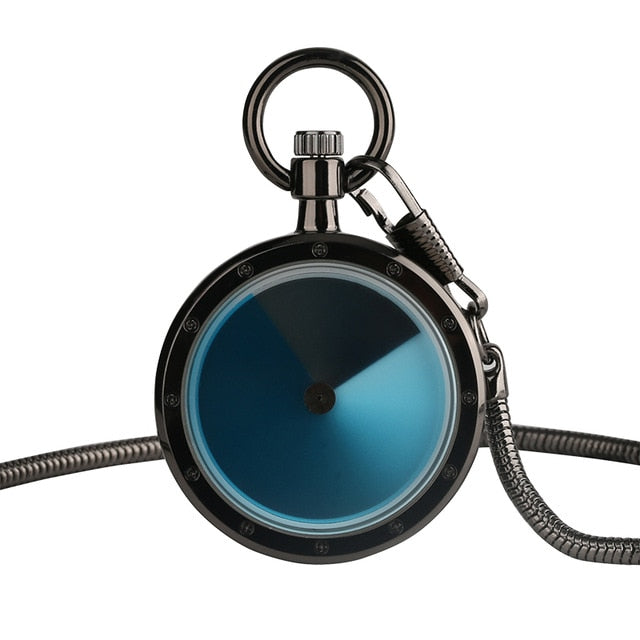Color Gradient Concept Men Women Pocket Watch