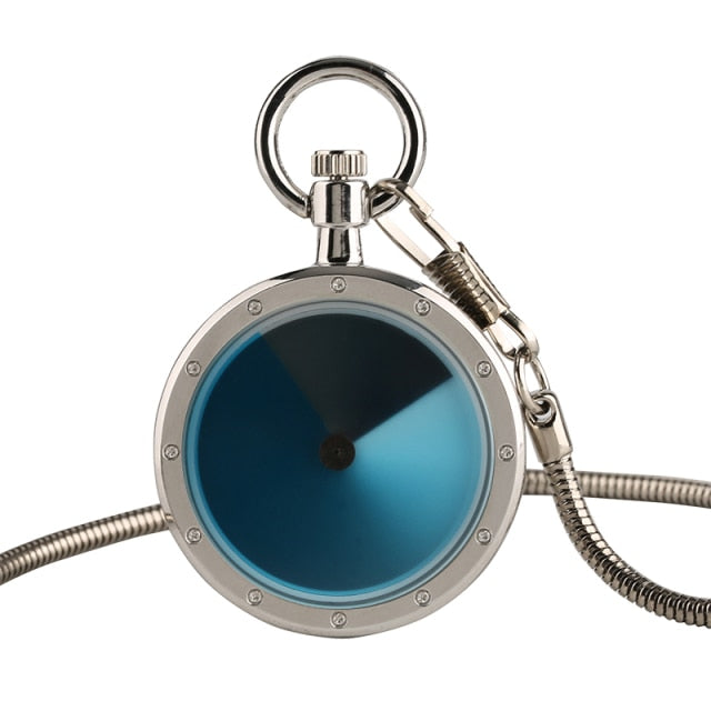 Color Gradient Concept Men Women Pocket Watch